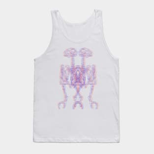 Owl skeleton II 3D Tank Top